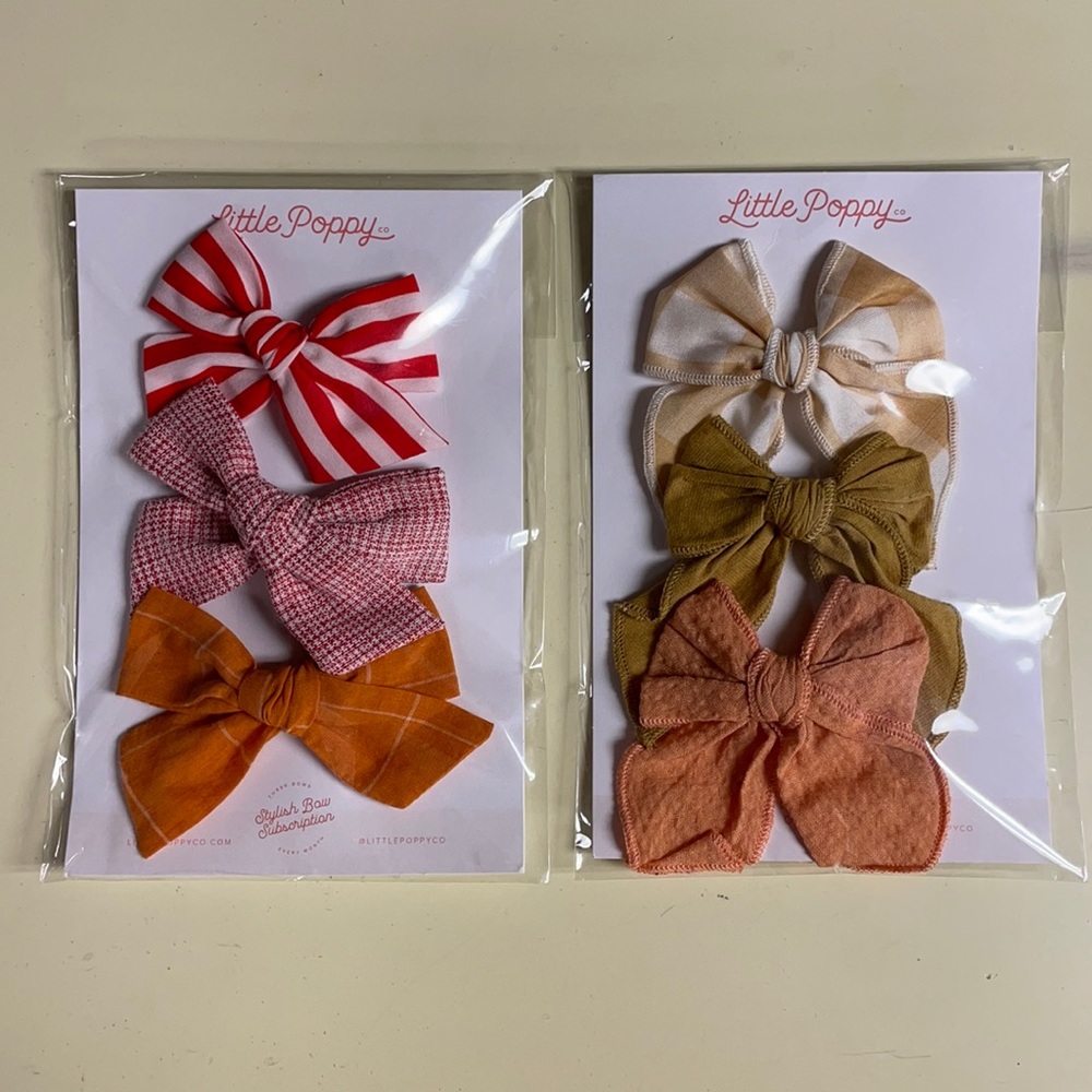 Little Poppy Girls Bows